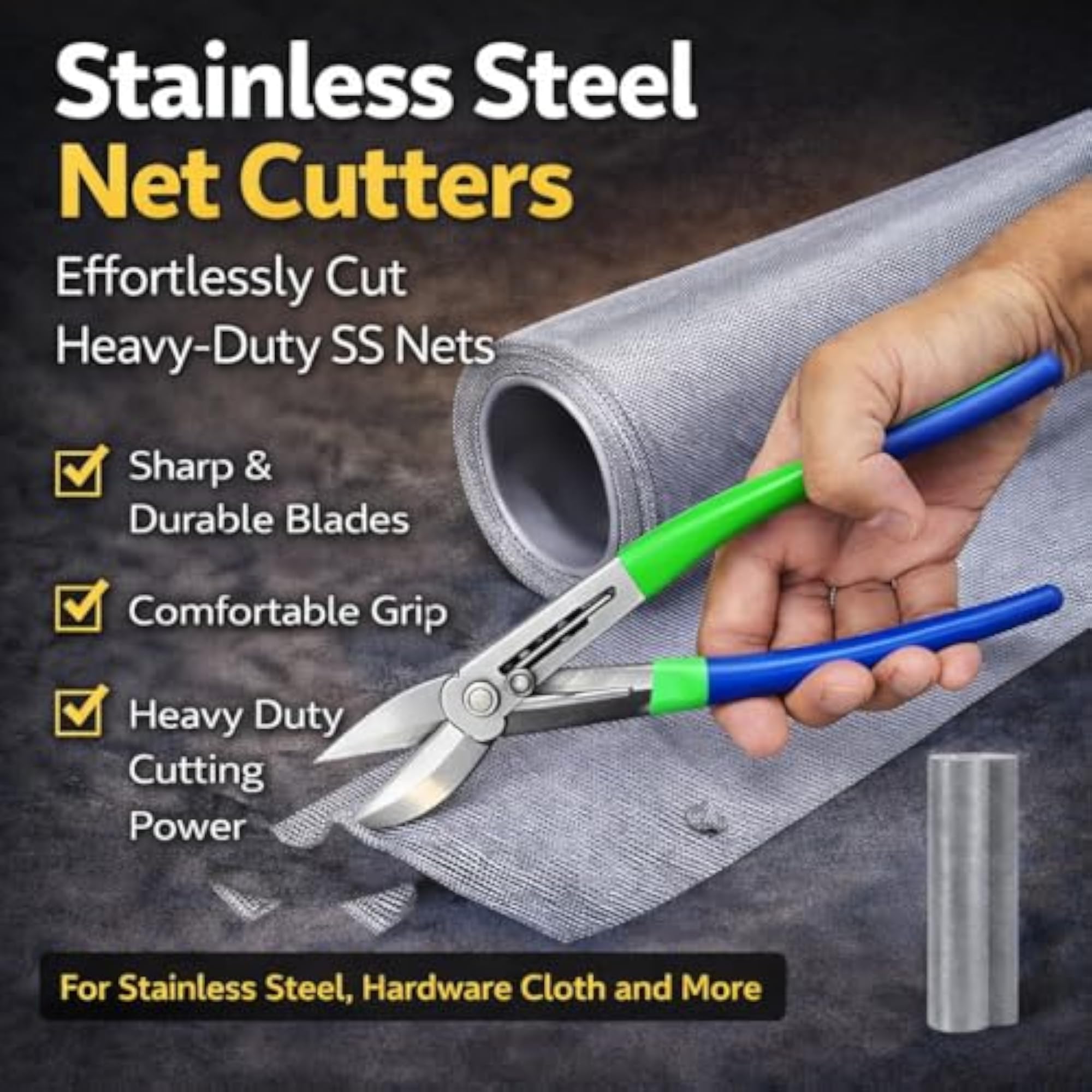 Heavy Duty Wire and Metal Cutter, 10 Inch